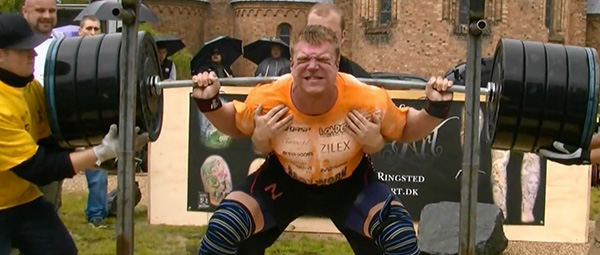260 kg squat Max Reps
